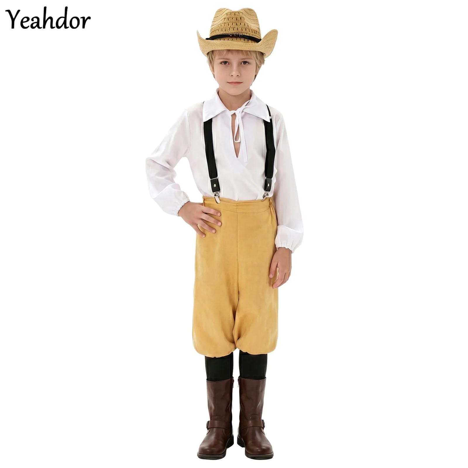 Dresses - Boys Medieval Farm Village Costume Lapel