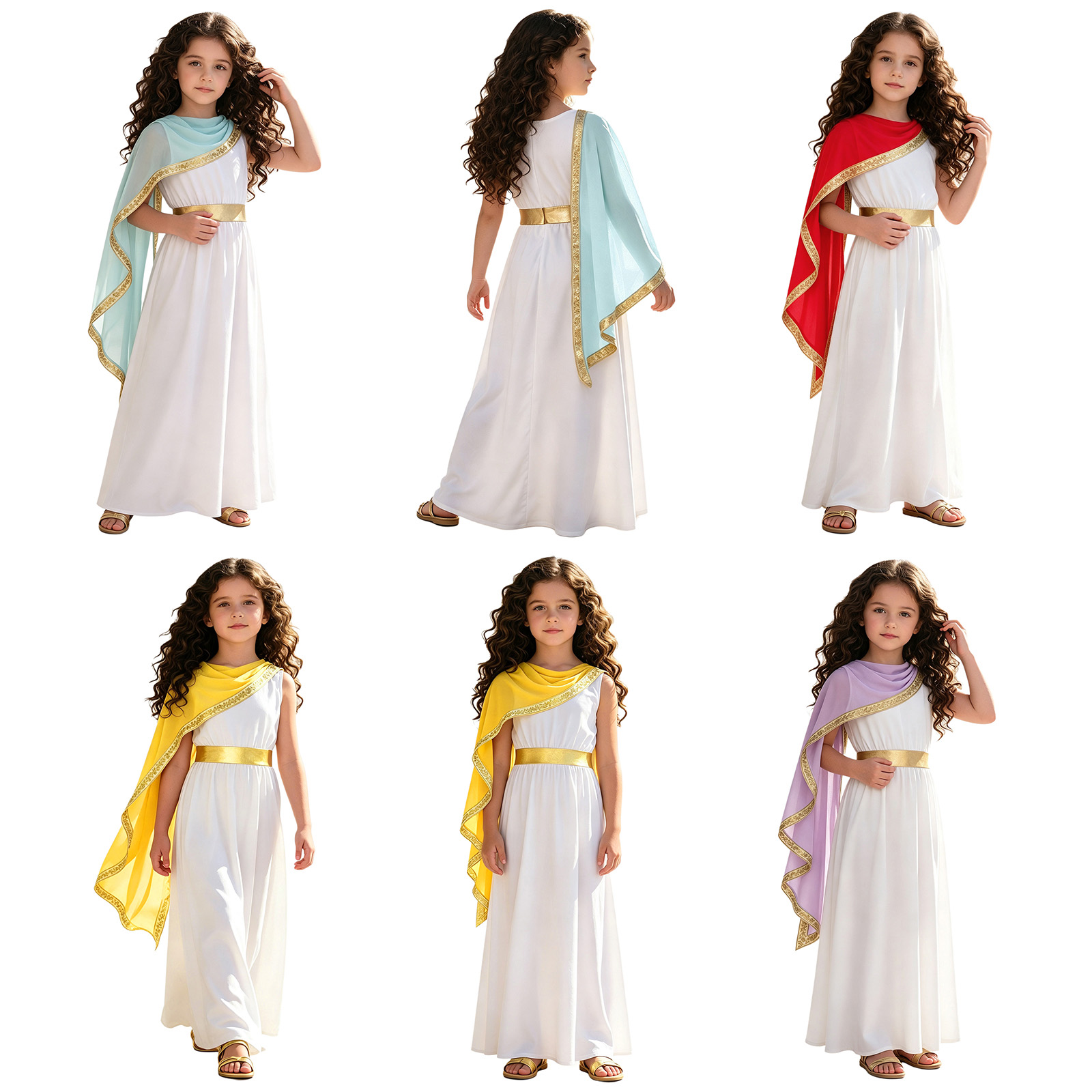#6-16 Greek Princess Toga Cost - Dresses review and price
