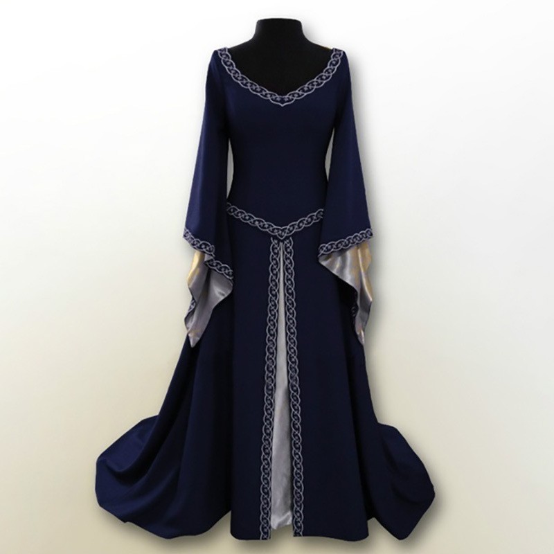Round Neck Long Sleeve Dress w - Dresses review and price