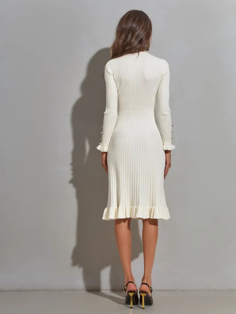 Women's Ribbed Knit Long Sleev - Bodycon Long Sleeve Ribbed Dress review and price