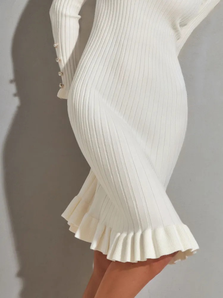 Women's Ribbed Knit Long Sleev - Bodycon Long Sleeve Ribbed Dress review and price
