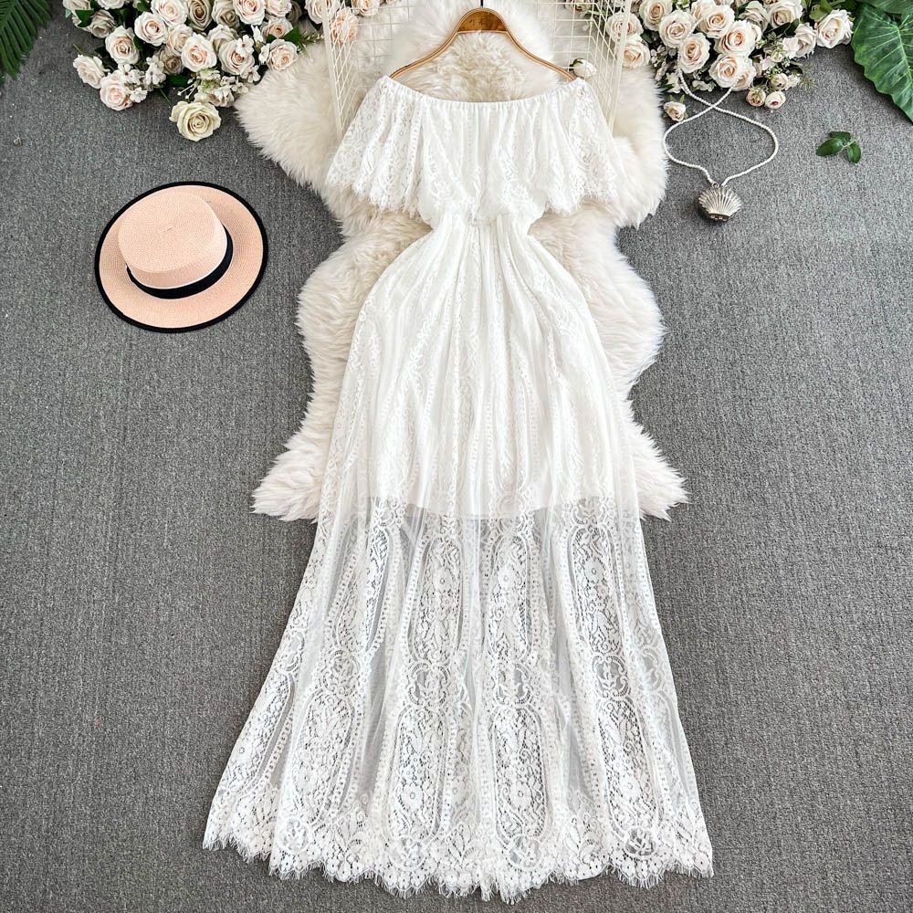 Womens Maxi Dress Off The Shou - Boho Summer Beach Maxi Dress review and price