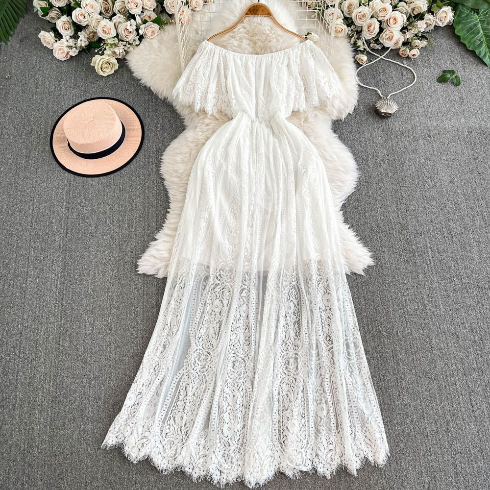 Womens Maxi Dress Off The Shou - Boho Summer Beach Maxi Dress review and price