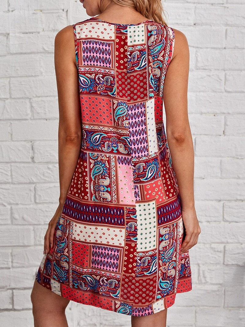 Women's Sleeveless Dress Boho  - Boho Summer Beach Maxi Dress review and price
