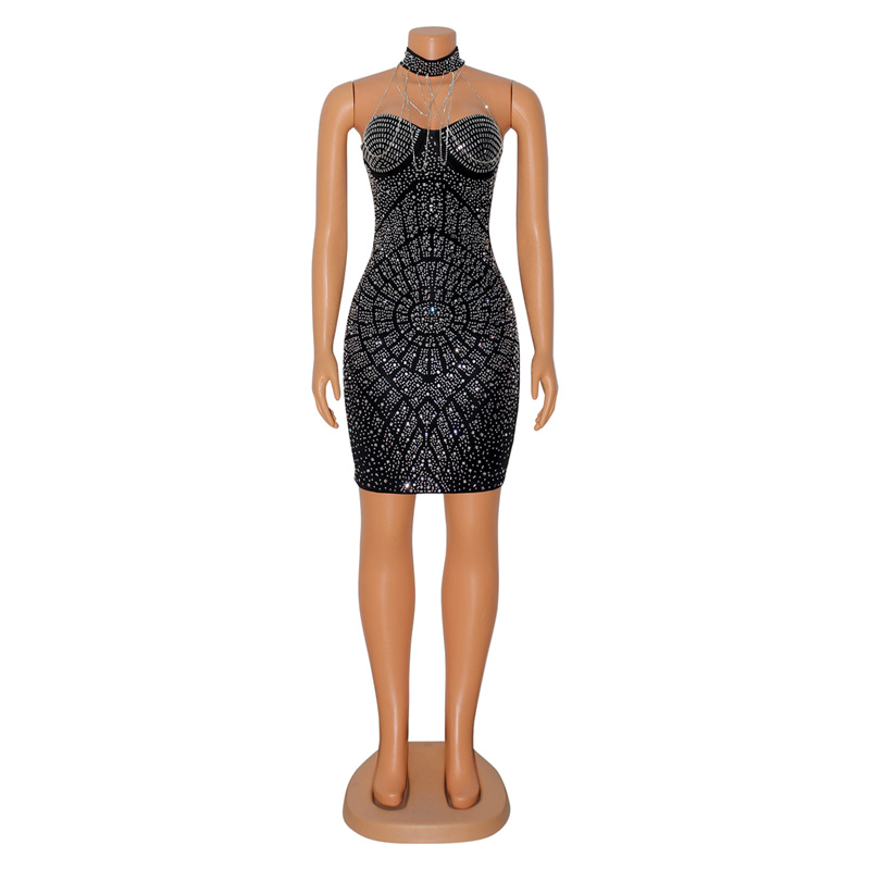 Doyerl Sparkly Rhinestones Dia - Sparkly Rhinestone Club Party Dress review and price