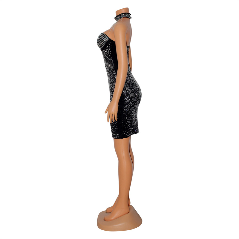 Doyerl Sparkly Rhinestones Dia - Sparkly Rhinestone Club Party Dress review and price