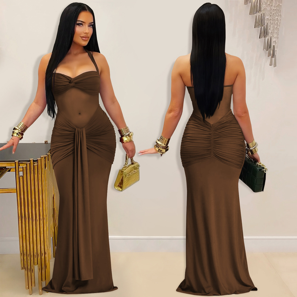 Sexy Sheer Layer Mesh Halter D - Sexy Mesh Sheer Bodycon Dress review and price
