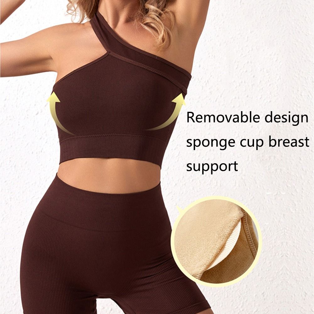 2Pcs Casual Seamless Women Wor - Seamless Ribbed Workout Tank Top review and price