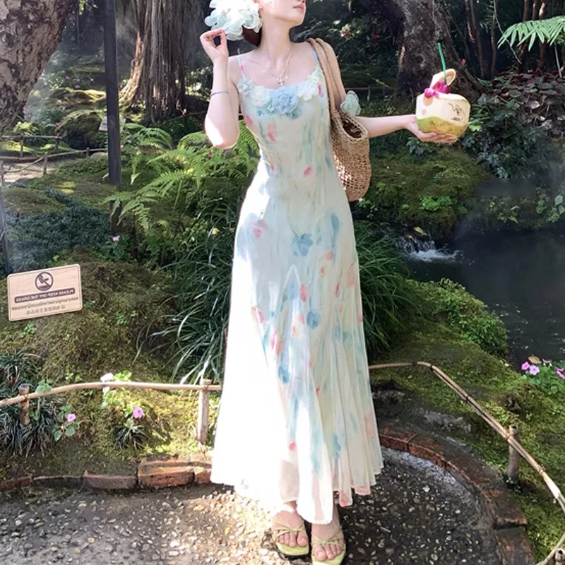 Kawaii Sweet Y2k Japanese Midi - French Vintage Floral Midi Dress review and price