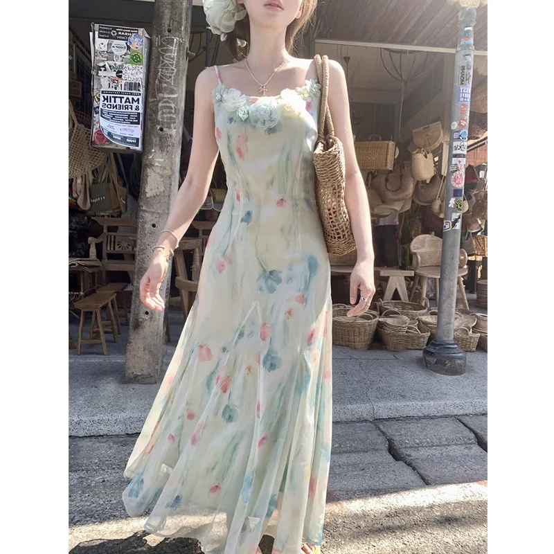 Kawaii Sweet Y2k Japanese Midi - French Vintage Floral Midi Dress review and price