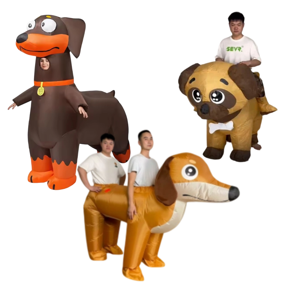 Dog Inflatable Costume Funny R - Dresses review and price