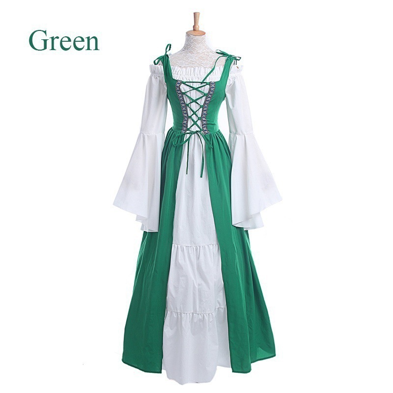 Retro Tie Waist Middle Ages Re - Dresses review and price