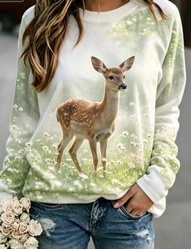 Women's Wildlife Lion Sweatshi - Tops review and price