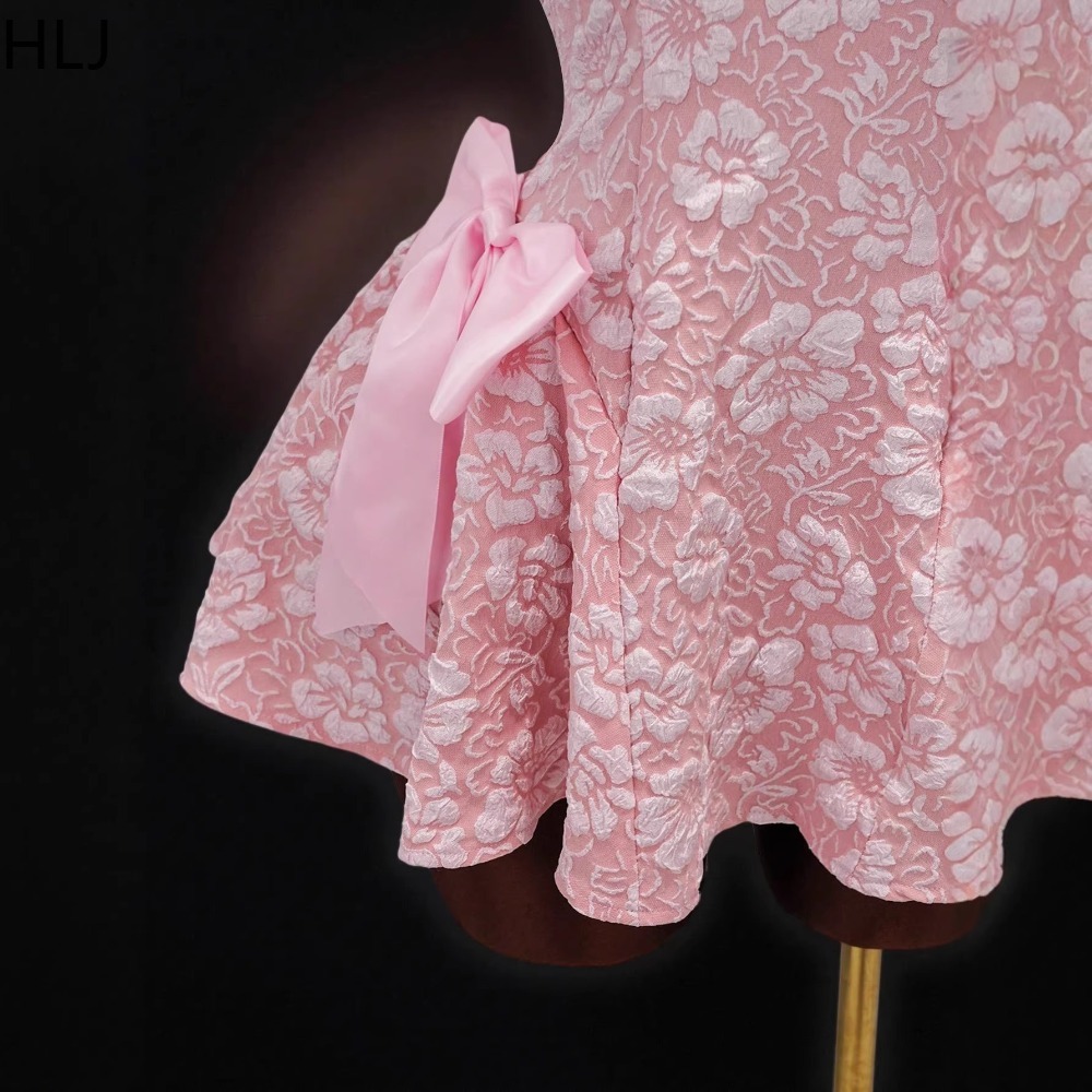 HLJ Y2K Sexy Jacquard Patchwor - Y2K Backless Halter Mini Dress review and price