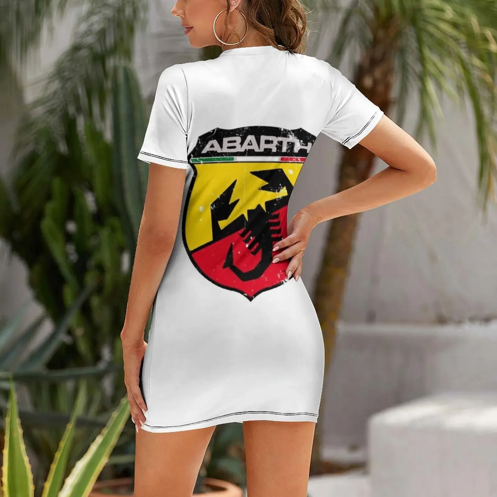Abarthlogo Classic T-Shirt Sho - Korean Style A Line Shirt Dress review and price