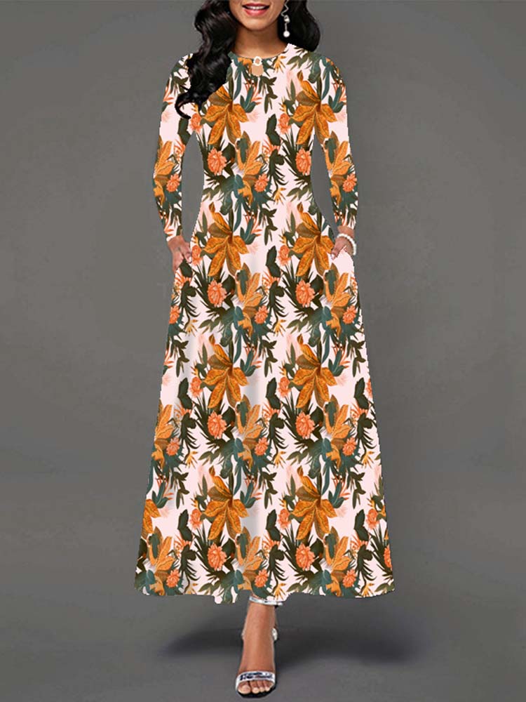 Spring Autumn Boho Long Dresse - Boho Summer Beach Maxi Dress review and price