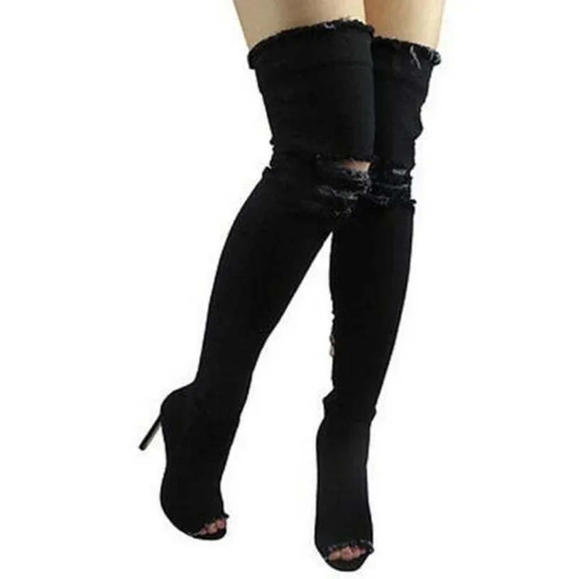 Boots Women Summer Autumn Thig - Jeans review and price