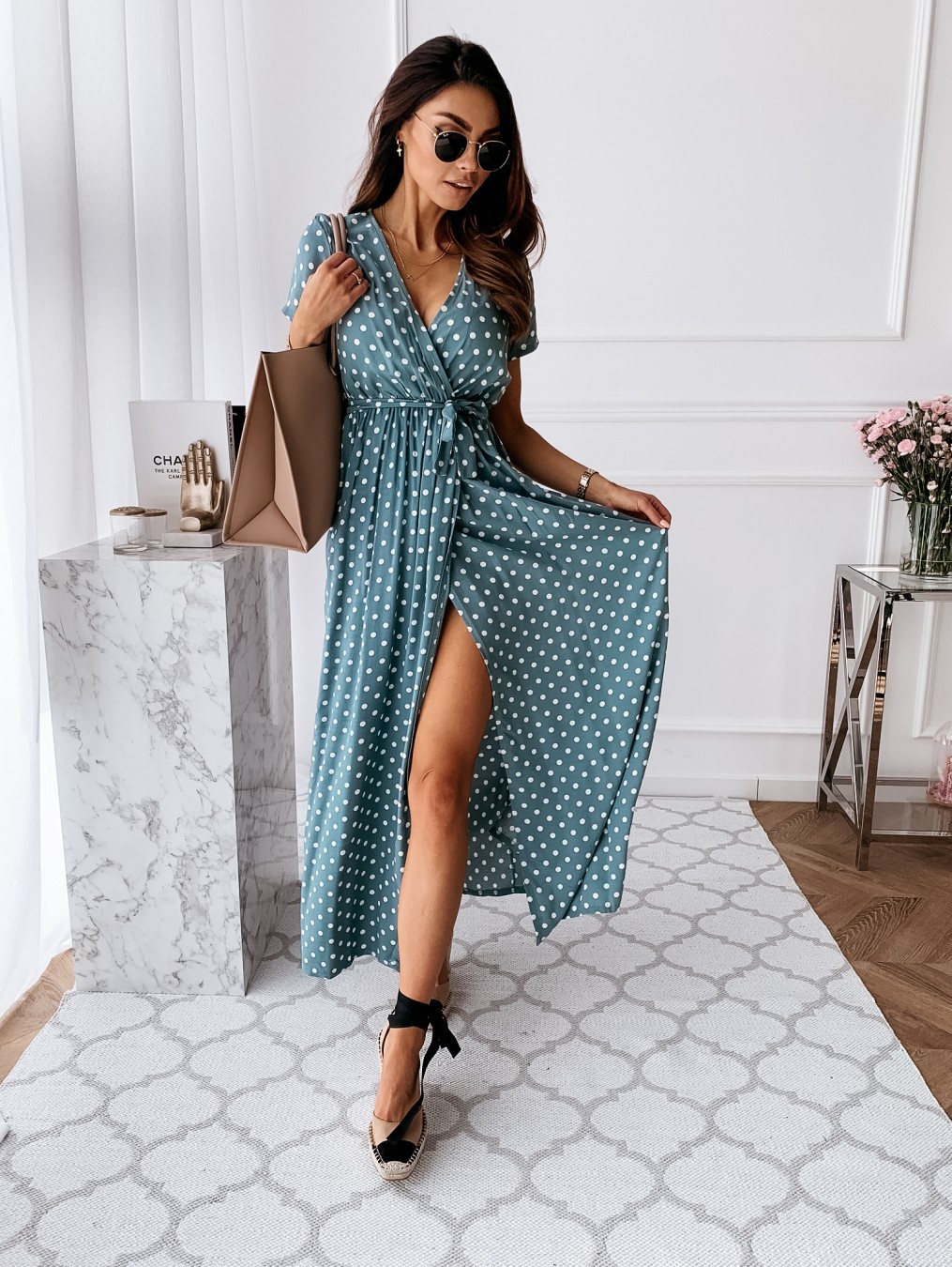 Womens Summer Fashion Maxi Dre - French Vintage Floral Midi Dress review and price