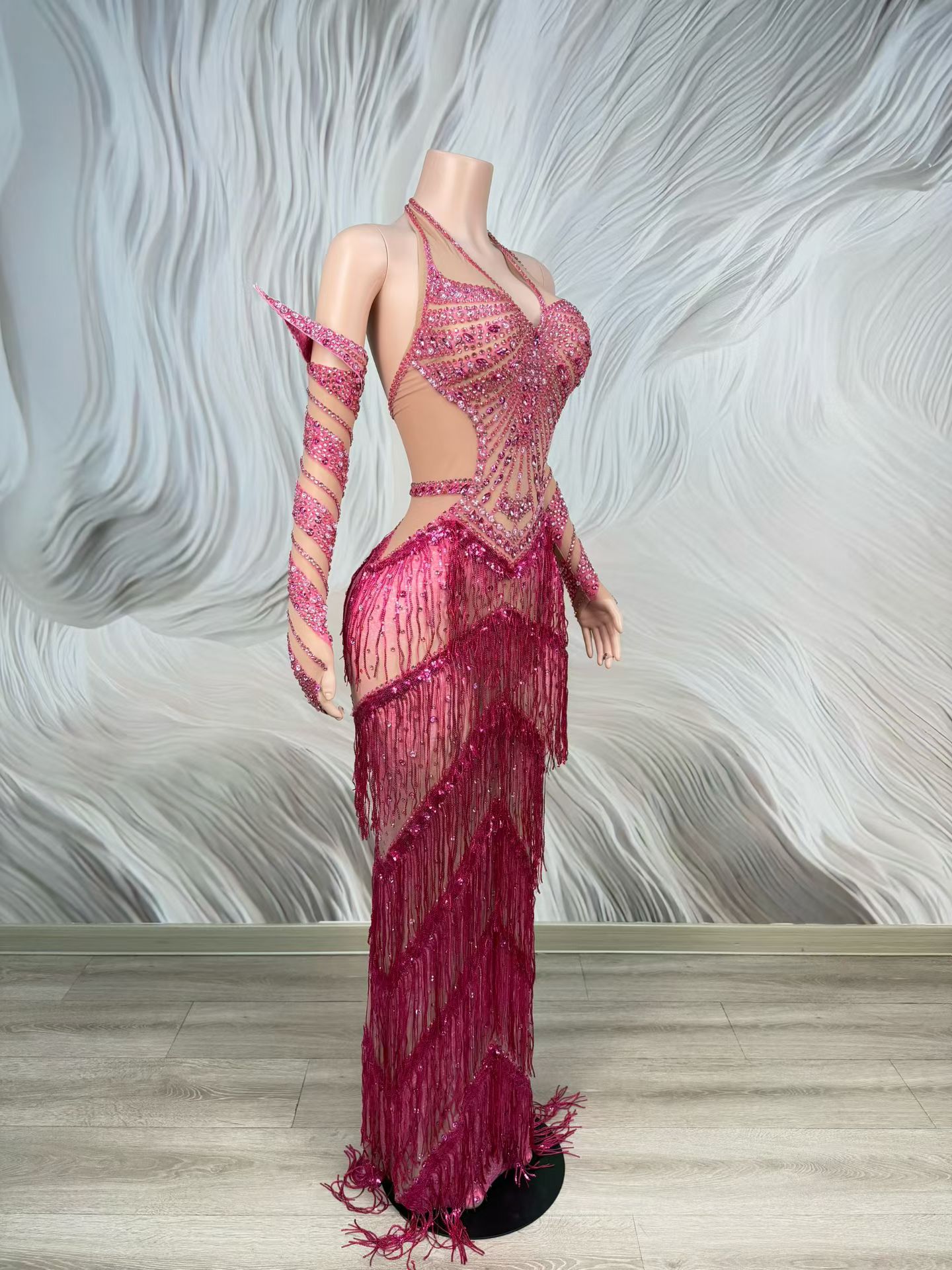 Luxury Full Rhinestone Sparkly - Sparkly Rhinestone Club Party Dress review and price